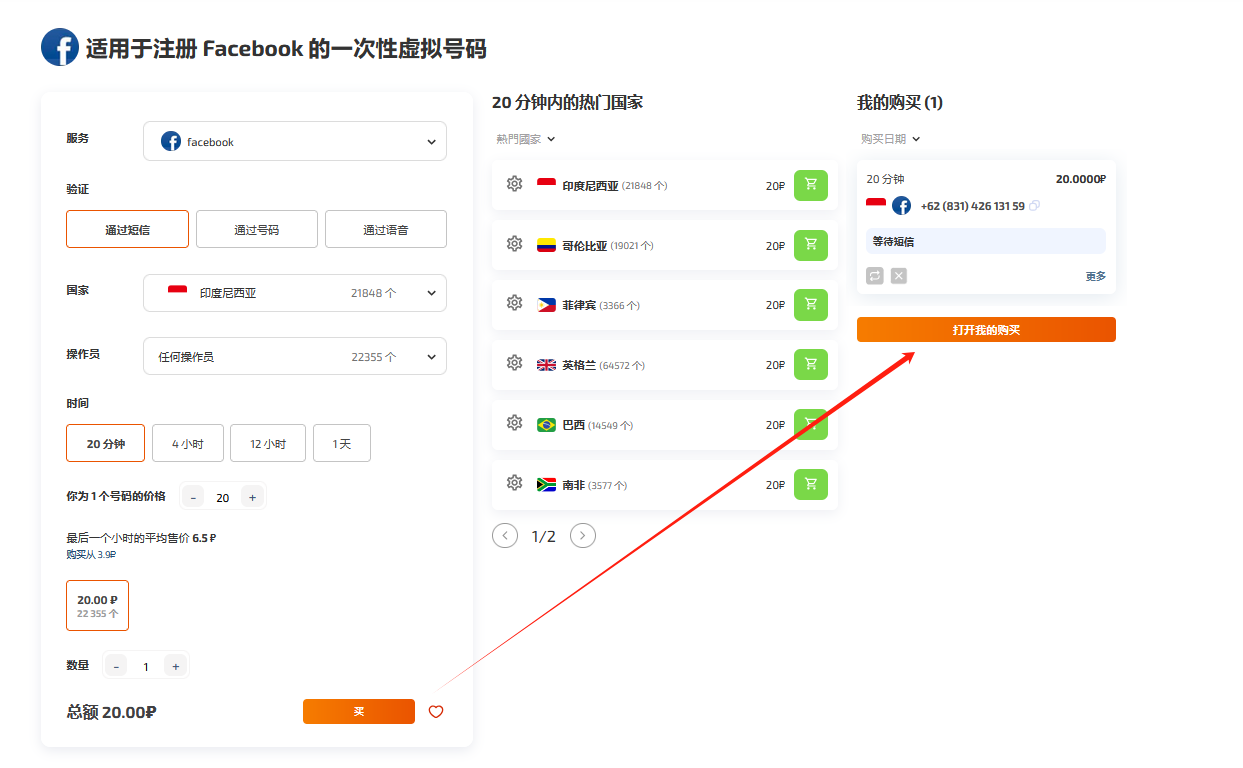 SMS-Activate虚拟号接码平台注册使用教程 - 第11张图片