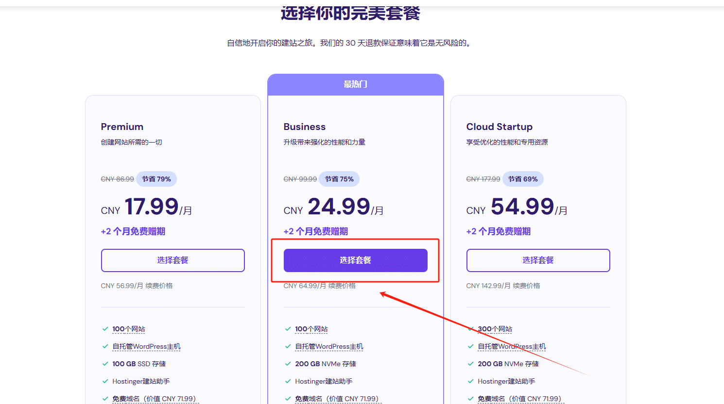 WordPress教程：Hostinger主机域名购买 - 第6张图片